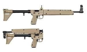 Kel-Tec SUB-2000 Blued/Tan Synthetic .40S&W 16.1-inch 15 Rds Glock22 Magazines - New Arrivals - American Guns & Ammo