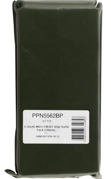 PPU Mil-Spec Brass 5.56 NATO 62-Grain 200-Rounds FMJBT PPU Mil-Spec Brass 5.56 NATO 62-Grain 200-Rounds FMJBT - New Arrivals - American Guns & Ammo