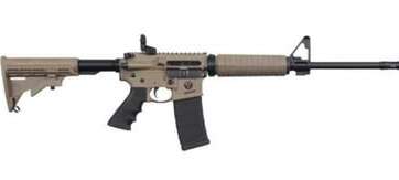 Ruger AR-556 223/5.56 16" Barrel 30 Rounds Davidson's Dark Earth - New Arrivals - American Guns & Ammo