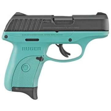 Ruger EC9s Turquoise / Black 9mm 3.12" Barrel 7-Rounds - New Arrivals - American Guns & Ammo