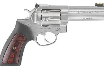 Ruger GP100 Stainless .357 Mag 4.2" Barrel 6-Rounds Adjustable Rear Sight - New Arrivals - American Guns & Ammo