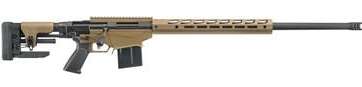 Ruger Precision Rifle Black / Dark Earth 6.5 PRC 26" Barrel 8-Rounds with Folding, Adjustable Oversized Bolt Handle Stock - New Arrivals - American Guns & Ammo