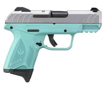 Ruger Security-9 Compact Stainless / Turquoise 9mm 3.42" Barrel 10-Rounds - New Arrivals - American Guns & Ammo