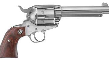 Ruger Vaquero Stainless .45 Colt 4.62" Barrel 6-Rounds Rosewood Grips - New Arrivals - American Guns & Ammo