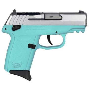 SCCY CPX-1 Gen 3 Light Blue/Stainless 9mm 3.1" Barrel 10-Rounds RDR - New Arrivals - American Guns & Ammo