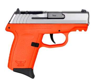 SCCY CPX-2 Orange/Stainless 9mm 3.1" Barrel 10 Rounds Optics Ready - New Arrivals - American Guns & Ammo