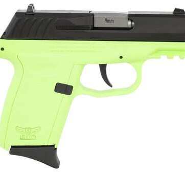 SCCY CPX-2 Gen3 Lime Green 9mm 3.1" Barrel 10-Rounds - New Arrivals - American Guns & Ammo