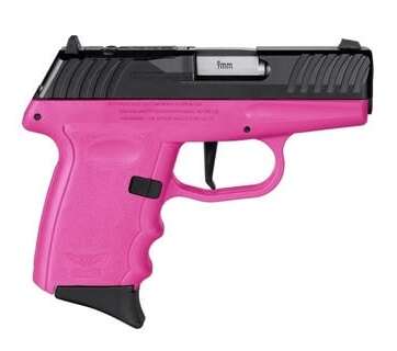 SCCY DVG-1 RDR Pink Frame/Black Slide 9mm 3.1-inch Barrel 10-Rounds - New Arrivals - American Guns & Ammo