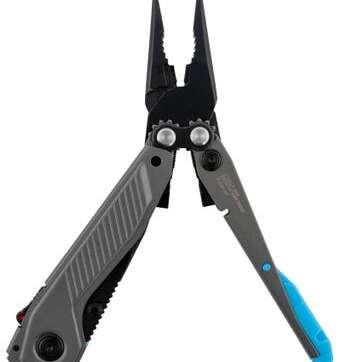 SOG Flash Multi-Tool Urban Grey/Cyan 2.40" Plain Clip Point Blade - New Arrivals - American Guns & Ammo
