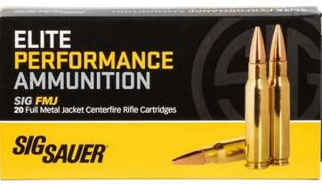Sig Sauer Elite Performance Rifle Ammo .308 Win 150-Grain 20-Rounds FMJ - New Arrivals - American Guns & Ammo