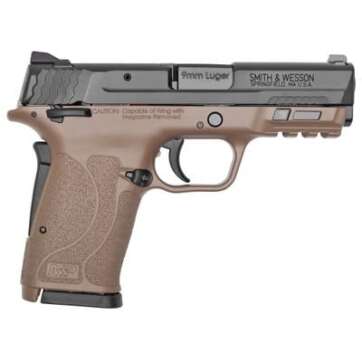 Smith and Wesson M&P9 Shield EZ FDE / Black 9mm 3.6" Barrel 8-Rounds - New Arrivals - American Guns & Ammo