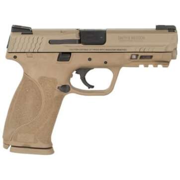 Smith and Wesson M&P9 M2.0 Flat Dark Earth 9mm 4.25" Barrel 17-Rounds - New Arrivals - American Guns & Ammo