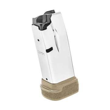 Springfield Armory Hellcat Magazine Flat Dark Earth / Stainless 9mm 13-Rounds - New Arrivals - American Guns & Ammo