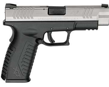 Springfield XD(M) Full-Size Essentials Stainless / Black .45 ACP 4.5-inch 13Rds Springfield XD(M) Full-Size Essentials Stainless / Black .45 ACP 4.5-inch 13Rds - New Arrivals - American Guns & Ammo