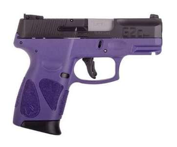 Taurus G2C Pistol Purple/Black 9mm 3.25" Barrel 12-Rounds Includes 2 Magazines - New Arrivals - American Guns & Ammo