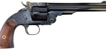 Taylors and Co Top Break Schofield .45 Colt 7" Barrel 6-Rounds Engraved Taylors and Co Top Break Schofield .45 Colt 7" Barrel 6-Rounds Engraved - New Arrivals - American Guns & Ammo