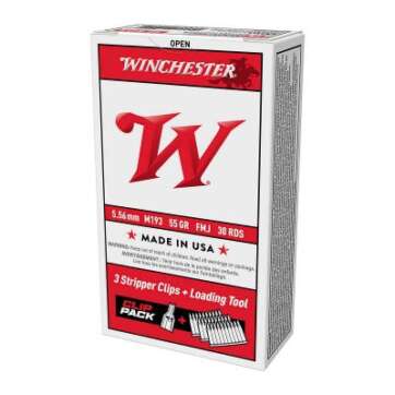 Winchester Loaded 5.56 NATO M193 Ammunition 55 Grain 30 Rounds on Stripper Clips - New Arrivals - American Guns & Ammo