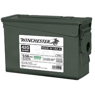 Winchester USA Green Tip Brass 5.56 NATO 62-Grain 420-Rounds FMJ Winchester USA Green Tip Brass 5.56 NATO 62-Grain 420-Rounds FMJ - New Arrivals - American Guns & Ammo