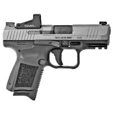 Canik TP9 Elite Sub-Compact Tungsten Grey / Black 9mm 3.6" Barrel 15-Rounds with Red Dot - New Arrivals - American Guns & Ammo