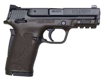 Smith and Wesson M&P380 Shield EZ Patriot Brown .380 ACP 3.6" Barrel 8-Rounds MS - New Arrivals - American Guns & Ammo