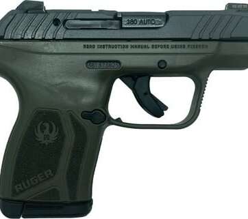 Ruger LCP Max OD Green .380 ACP 2.75" Barrel 10-Rounds Tritium Front Sight - New Arrivals - American Guns & Ammo
