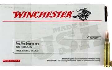 Winchester USA White Box Brass 5.56 NATO 55-Grain 150-Rounds FMJ Winchester USA White Box Brass 5.56 NATO 55-Grain 150-Rounds FMJ - New Arrivals - American Guns & Ammo