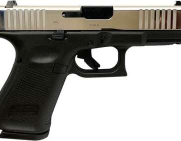 Glock 19 Gen 5 Polished Nickel 9mm 4.02" Barrel 15-Rounds Exclusive - New Arrivals - American Guns & Ammo