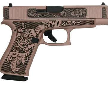 Glock 48 Rose Gold 9mm 4.17" Barrel 10-Rounds Glock N Roses Engraving - New Arrivals - American Guns & Ammo