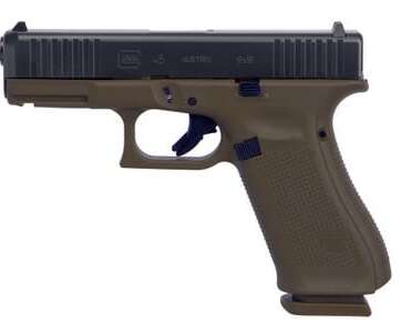 Glock 45 Gen 5 Patriot Brown 9mm 4.02" Barrel 17-Rounds with Fixed Sights - New Arrivals - American Guns & Ammo