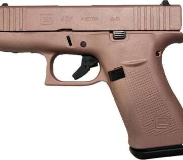Glock 43X Rose Gold 9mm 3.41" Barrel 10-Rounds Fixed Sights - New Arrivals - American Guns & Ammo