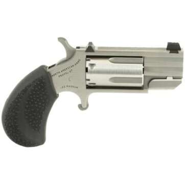 North American Arms Pug Stainless .22 Mag 1" Barrel 5-Rounds - New Arrivals - American Guns & Ammo