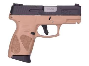 Taurus G2C Pistol Black/Flat Dark Earth 9mm 3.25" Barrel 12-Rounds Includes 2 Magazines Taurus G2C Pistol Black/Flat Dark Earth 9mm 3.25" Barrel 12-Rounds Includes 2 Magazines - New Arrivals - American Guns & Ammo