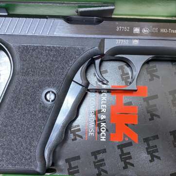 Used Heckler & Koch H&K P7 Squeeze Cocker 9mm w/ box and manual one mag - Semi Auto Pistols - American Guns & Ammo
