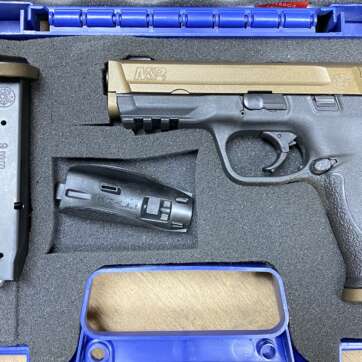 Used Smith & Wesson M&P9 9mm 17 rd Custom Bronze Finish 209301 - Semi Auto Pistols - American Guns & Ammo