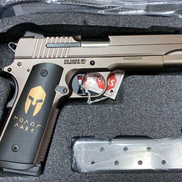 Sig Sauer Spartan Full Size 45 ACP 5" 8 rd Night Sights - Semi Auto Pistols - American Guns & Ammo