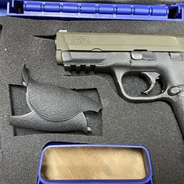 Used Smith & Wesson M&P 40 40 S&W 4.25" 15 rd OD Green Slide 151157 - Semi Auto Pistols - American Guns & Ammo