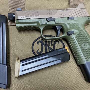 Used FN 509 Tactical 9mm Green/FDE 3 Mags - Semi Auto Pistols - American Guns & Ammo