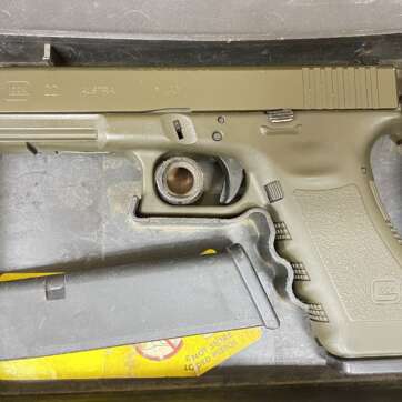 Used Glock 22 Gen 3 40 S&W OD Green 2 Mags - Semi Auto Pistols - American Guns & Ammo