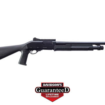 EAA Churchill 12 GA Pistol Grip Ghost Ring Sight Pump Shotgun 18" 111380 EAA Churchill 12 GA Pistol Grip Ghost Ring Sight Pump Shotgun 18" 111380 - Pump Action Shotguns - American Guns & Ammo