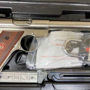 Used Ruger Mark III 22 LR 5.5" 10 rd Stainless 10161 - Semi Auto Pistols - American Guns & Ammo