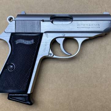 Like New Interarms Walther PPK/S 380 ACP 9mm Kurz Stainless Steel - Semi Auto Pistols - American Guns & Ammo