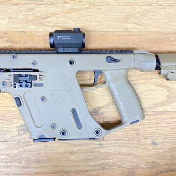 Used Kriss Vector SDP 10mm Auto FDE One 15 rd Glock Mag w/ brace and Nikon optic - Semi Auto Pistols - American Guns & Ammo
