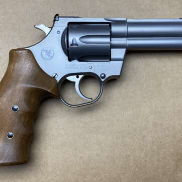 Nighthawk Korth Mongoose 357 Mag Silver DLC 4" Barrel - Revolvers - American Guns & Ammo