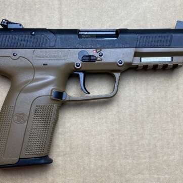 Used FN FIVESEVEN Five Seven 5.7X28MM 20RD FDE 2 Mags Alien Gear 3868929350 - Firearms - American Guns & Ammo