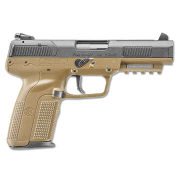 FN Five Seven 5.7x28 20 RD FDE Adjustable Sights FiveSeven 3868929356 - Semi Auto Pistols - American Guns & Ammo