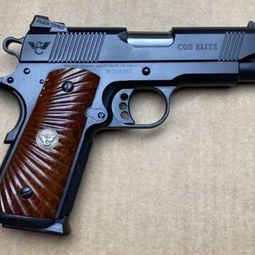 Wilson Combat CQB Elite Compact 9mm 1911 Cocobolo Grips CQBE-CP-9 - Semi Auto Pistols - American Guns & Ammo