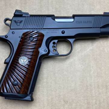 Wilson Combat CQB Elite Compact 9mm 1911 Night Sight Cocobolo Grips CQBE-CP-9 - Semi Auto Pistols - American Guns & Ammo