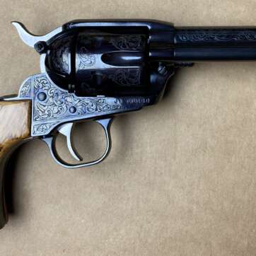 Ruger John Wayne Centennial Vaquero 45 Colt 4.75" Barrel Engraved Ruger John Wayne Centennial Vaquero 45 Colt 4.75" Barrel Engraved - Revolvers - American Guns & Ammo