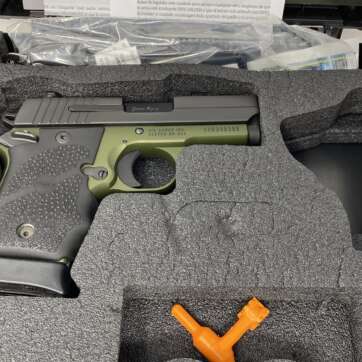 Used Sig Sauer P938 9mm 3" Army Green SAO Night Sights Used Sig Sauer P938 9mm 3" Army Green SAO Night Sights - Semi Auto Pistols - American Guns & Ammo