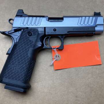 Staccato P Duo 9mm Chrome 4.4" 10-805000-10-120 Staccato P Duo 9mm Chrome 4.4" 10-805000-10-120 - Semi Auto Pistols - American Guns & Ammo